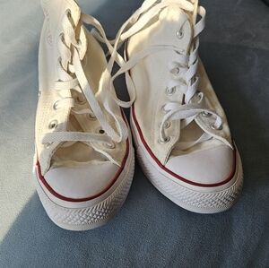 Classic White Canvas Sneakers